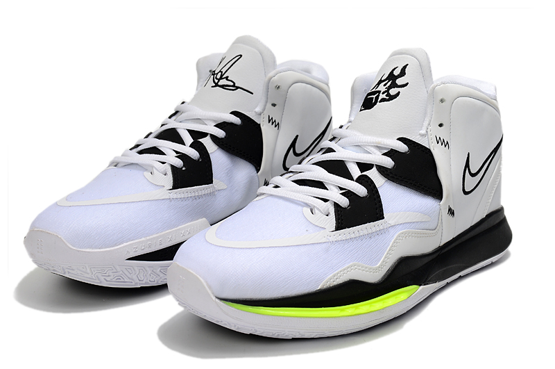 Nike Kyrie 8 White Black Green Basketball Shoes